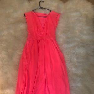 Hot pink dress